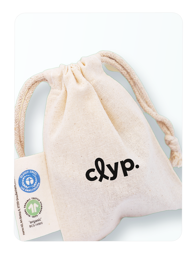 clyp Beutel - Bio Baumwolle