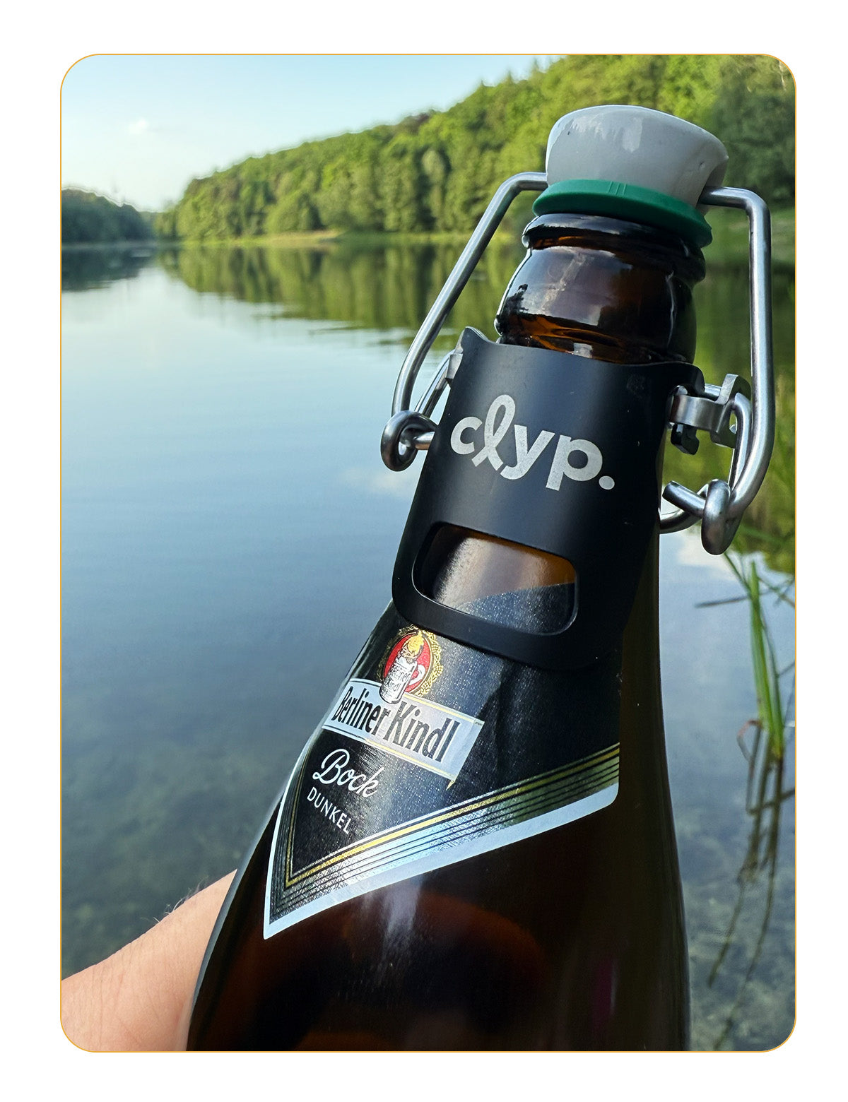 clyp black • Flaschenverschluss & Öffner