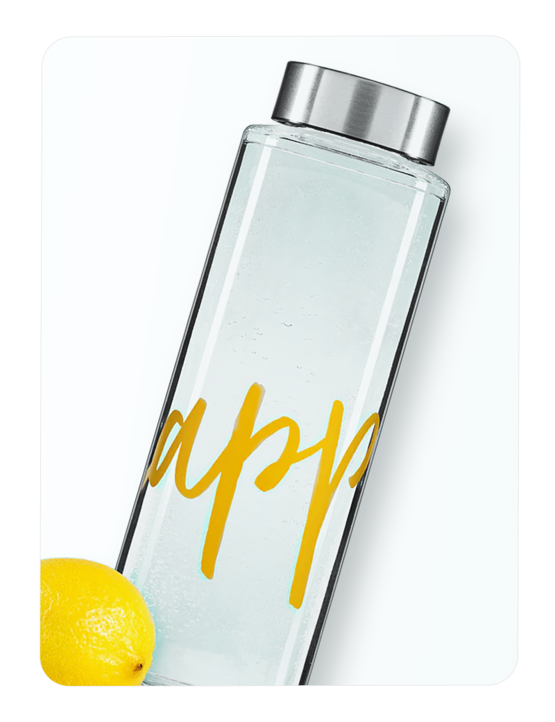 clyp trinkflasche - happy