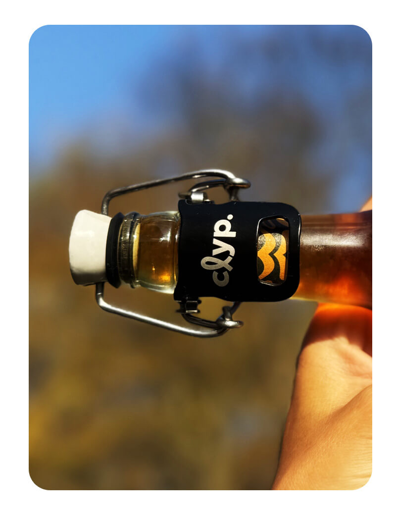 clyp Black Edition - Flaschenverschluss und Öffner