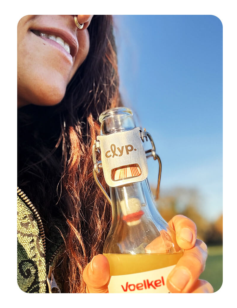 clyp Original - 5 Stück + bunte Dichtung