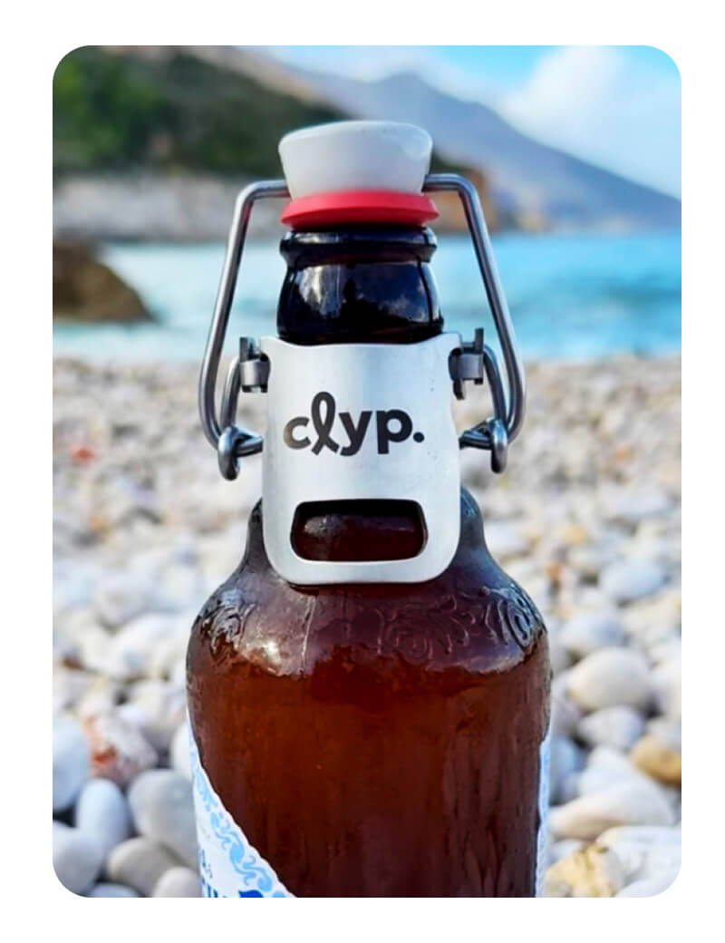 clyp Original - 5 Stück + bunte Dichtung