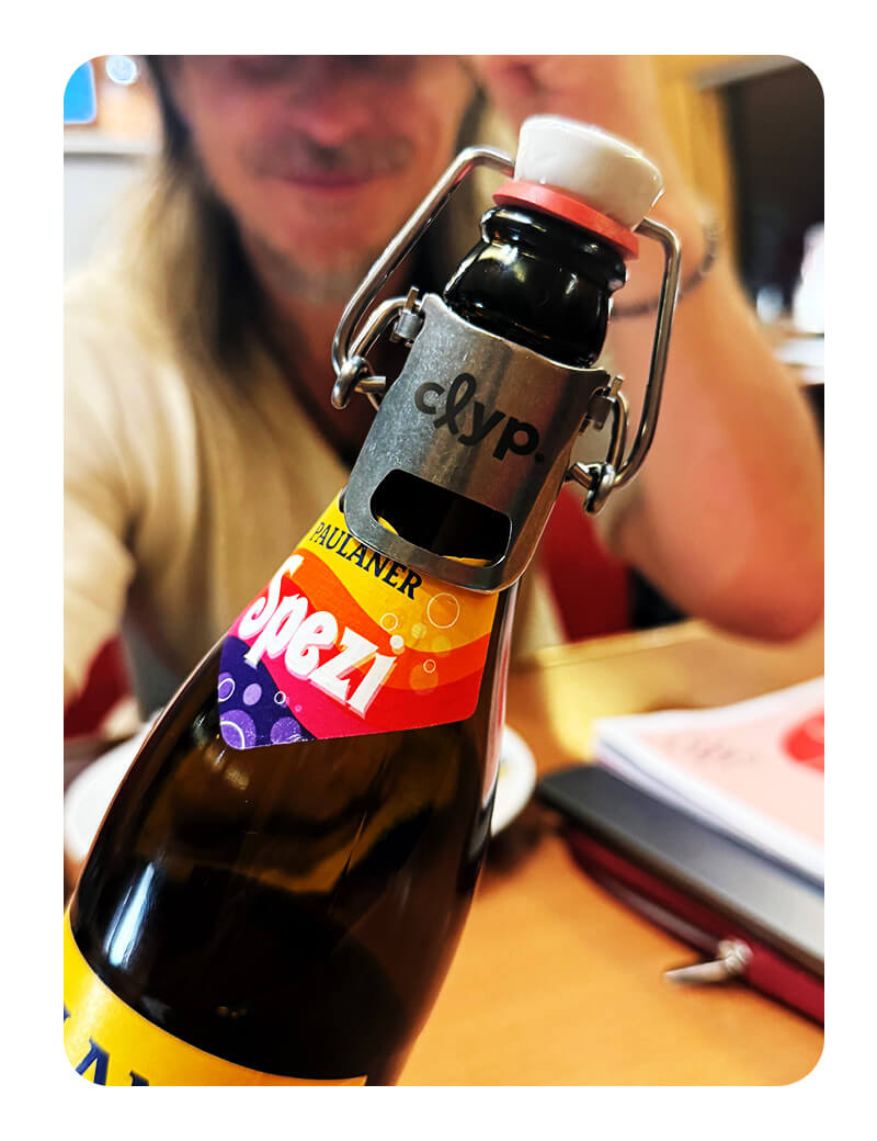 clyp Original - 5 Stück + bunte Dichtung